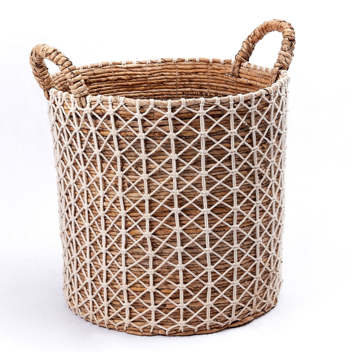 Boho laundry basket KERSO | Plant basket | Banana fiber storage basket (3 sizes)