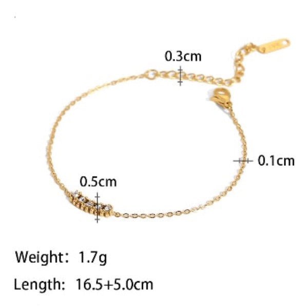Chic Sparkling Stackable Bracelet Set