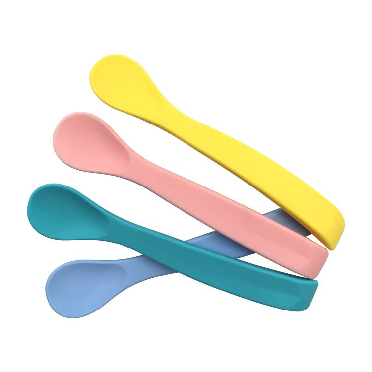 green-goose Baby Spoon Set Curved - 4 Pieces