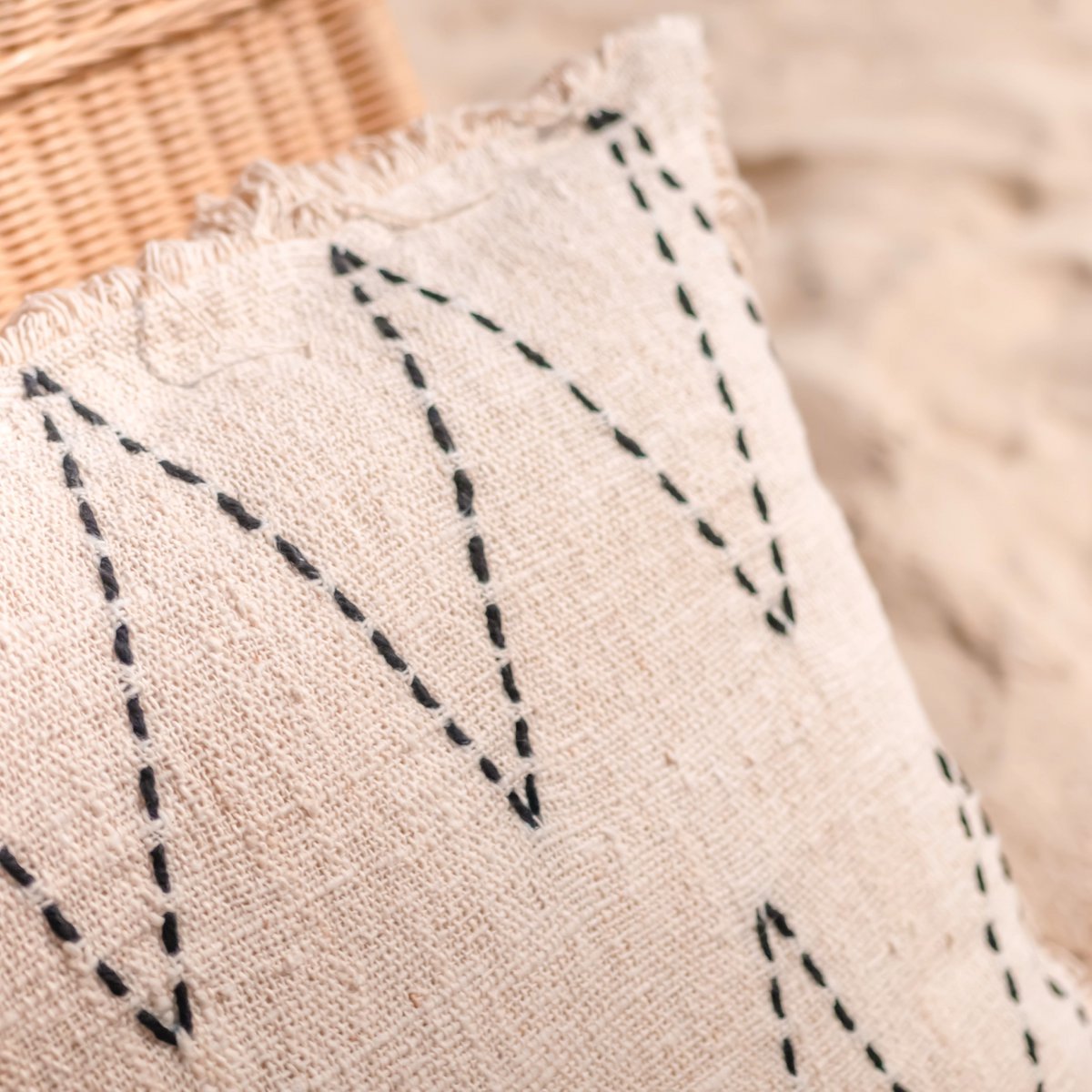 Handwoven pillowcase 40x40/50x50 cm | Decorative Cushion | Sofa cushion PITU Made of Cotton