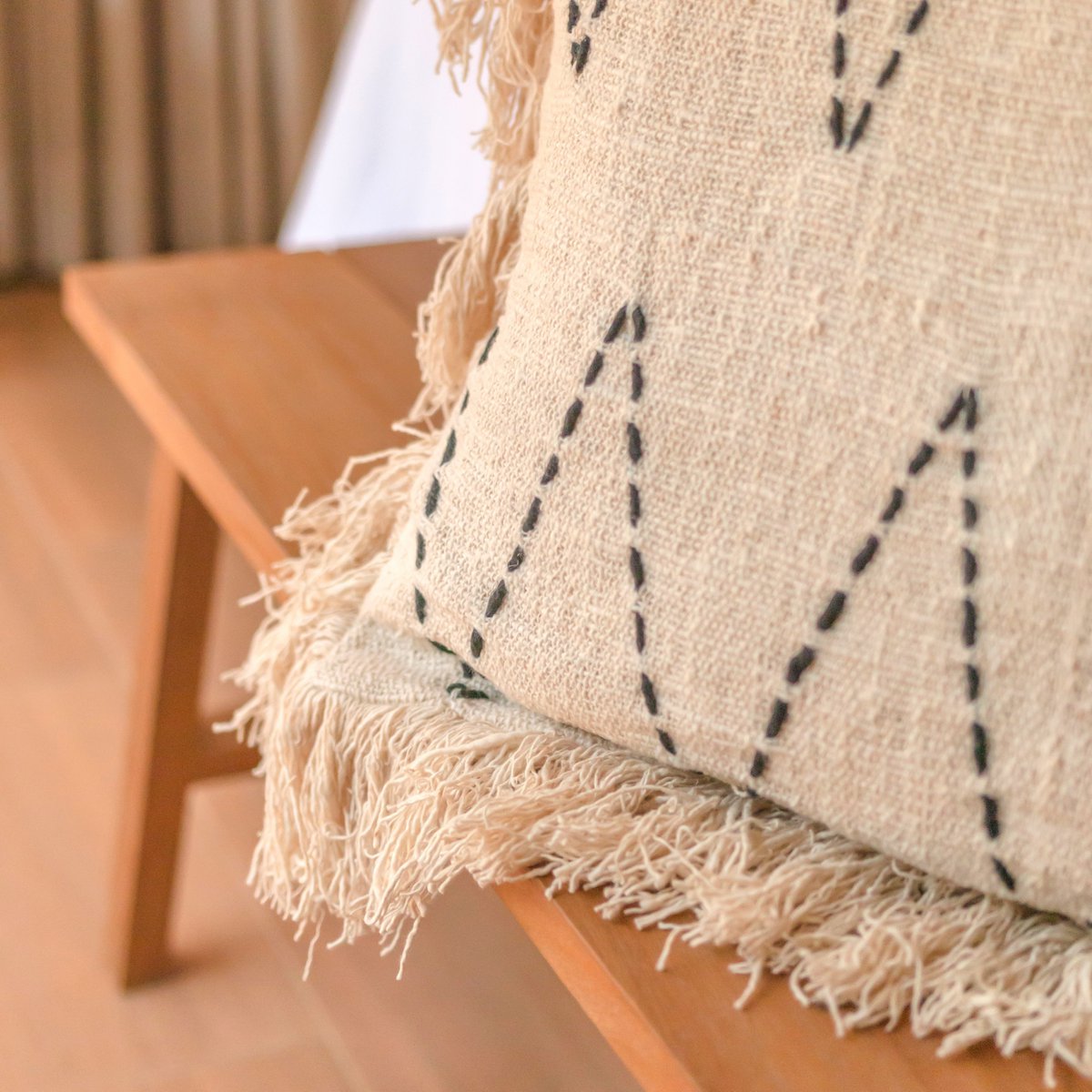 Handwoven pillowcase 40x40/50x50 cm | Decorative Cushion | Sofa cushion PITU Made of Cotton