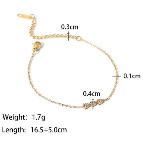 Chic Sparkling Stackable Bracelet Set