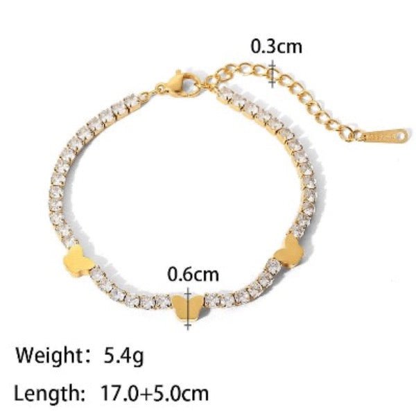 Chic Sparkling Stackable Bracelet Set
