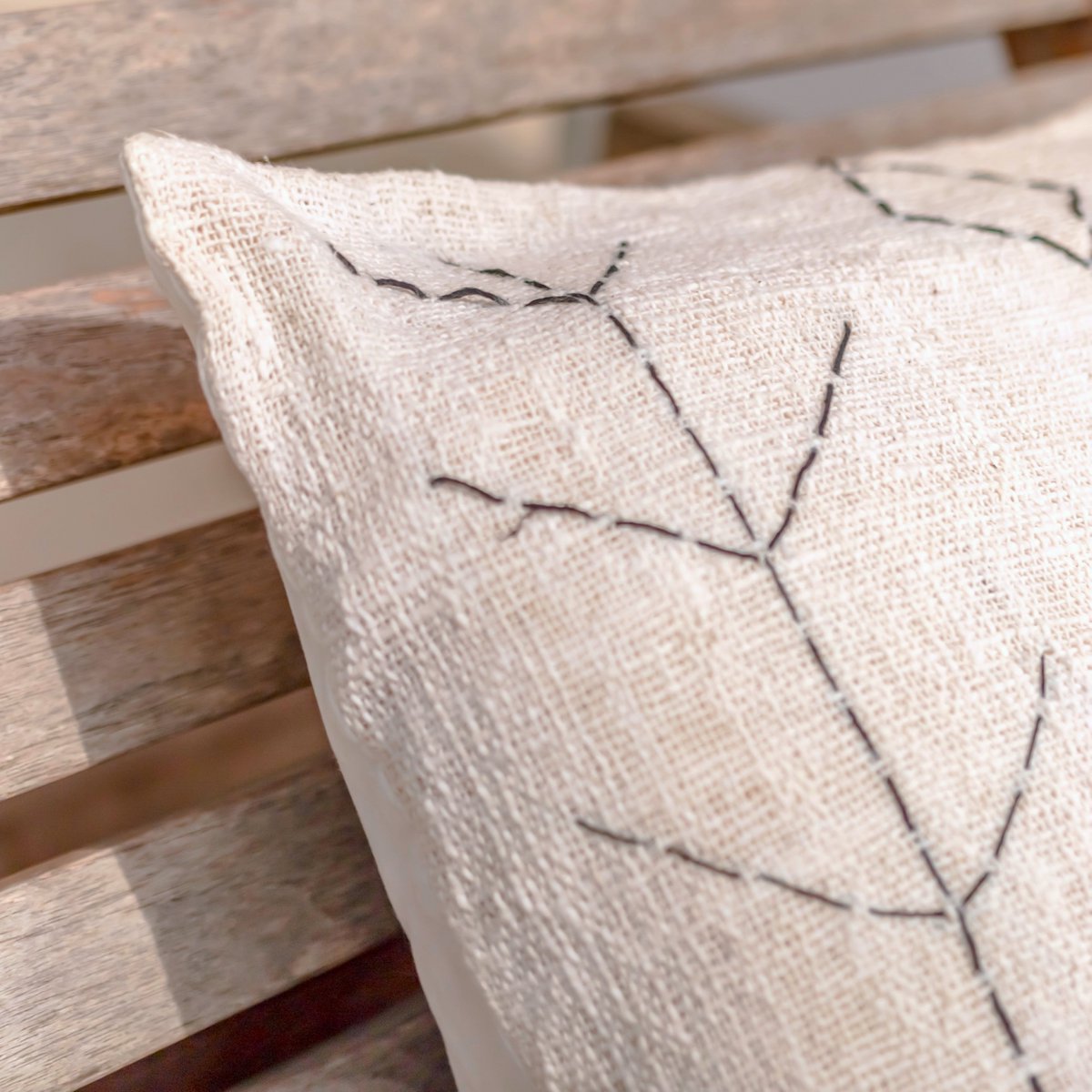 Handwoven pillowcase SERAJA 40x40 or 50x50 cm decorative cushion cover sofa cushion made of cotton