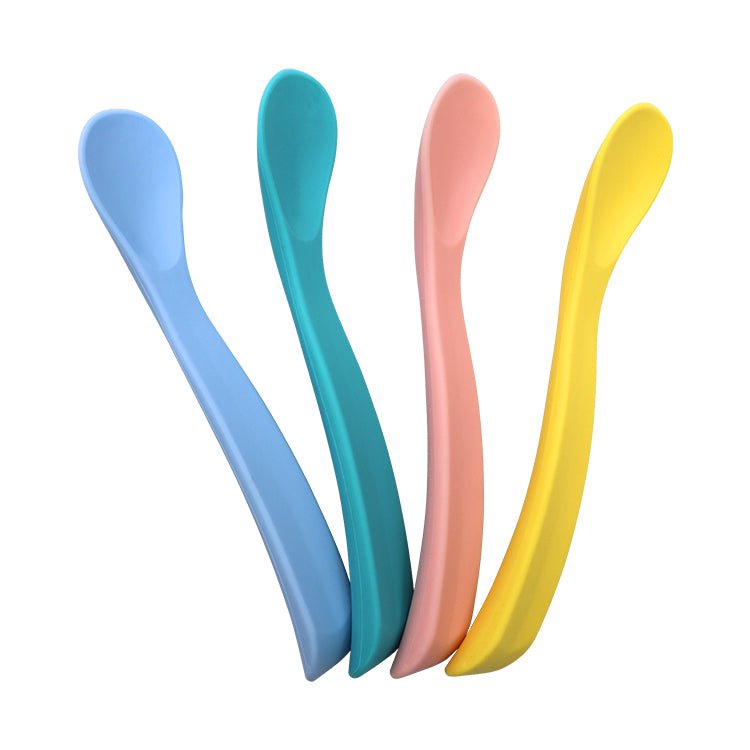 green-goose Baby Spoon Set Curved - 4 Pieces