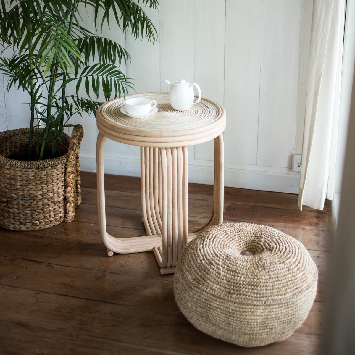 Pouf | Beanbag TELU from Raffia (2 sizes)