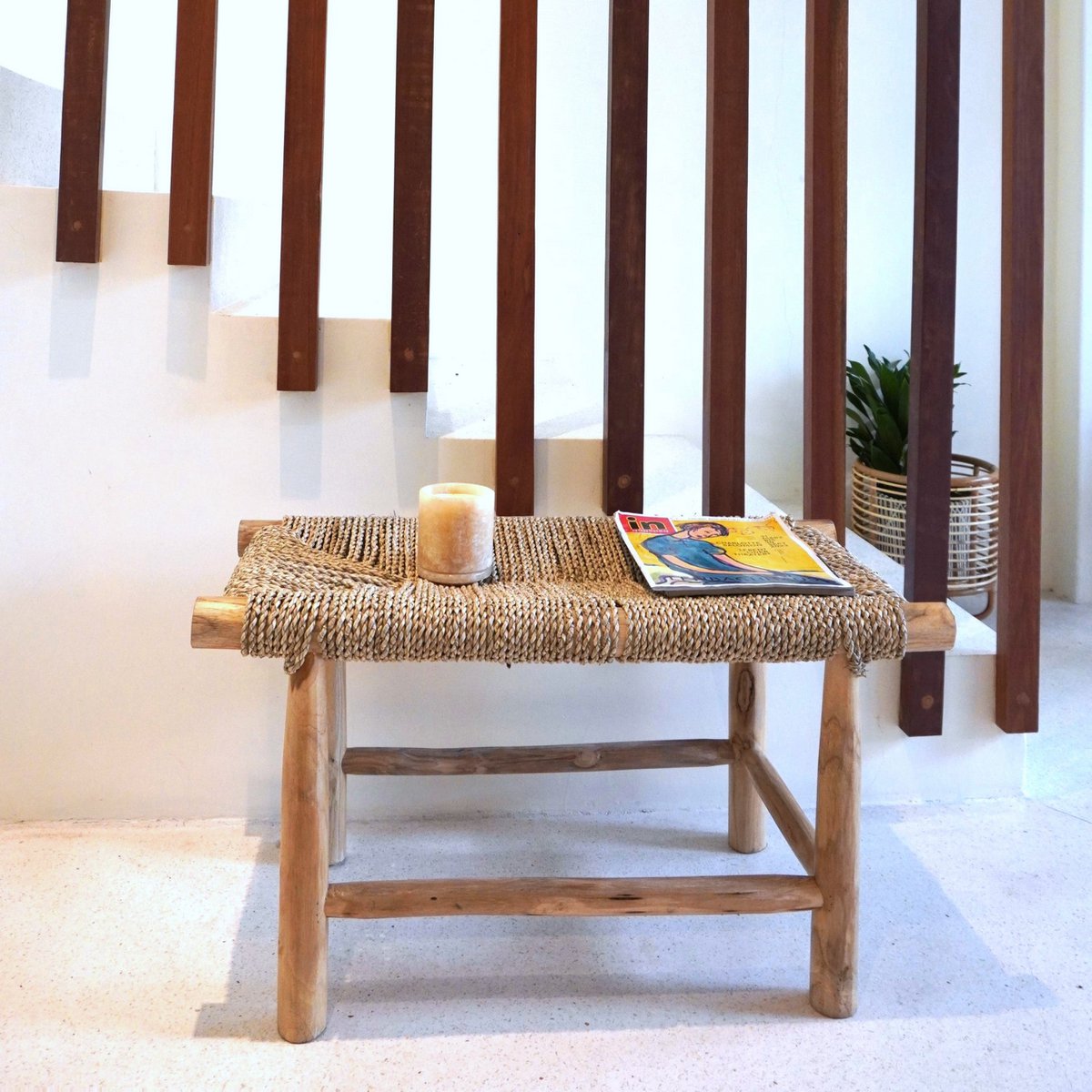 Bank| Teak | Zeegras | Fair Trade