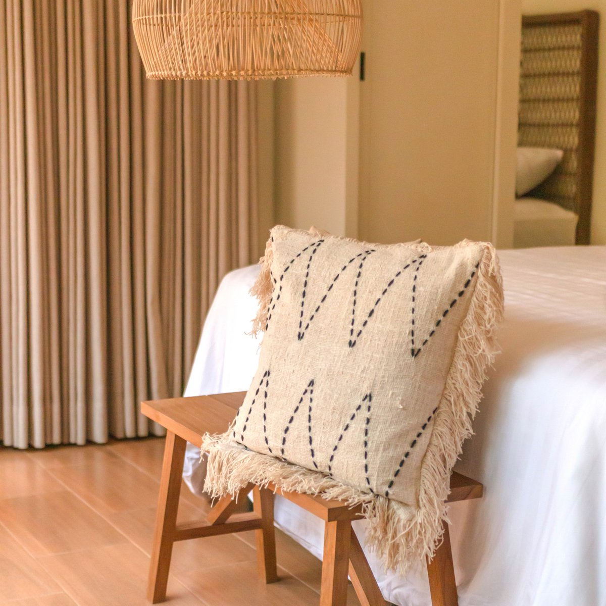 Handwoven pillowcase 40x40/50x50 cm | Decorative Cushion | Sofa cushion PITU Made of Cotton
