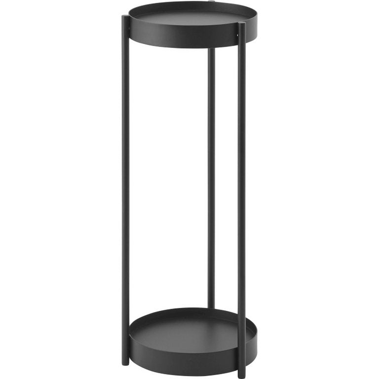 2 Etages planten standaard Zwart